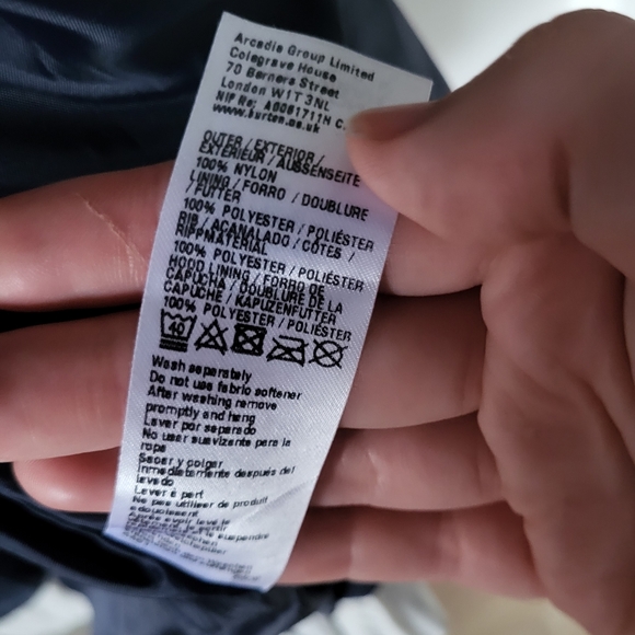 🌟Host Pick🌟 Men's Large Windbreaker in Burgundy Navy and Grey Burton Menswear - Picture 5 of 7